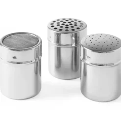 Køkkendispenser til parmesan, rustfrit stål, dia. 55mm højde 75mm - Hendi 631102 Hot