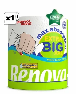 Køkkenpapir Renova Max Absorption XXL 36,5 m 2-lags 160 ark Discount