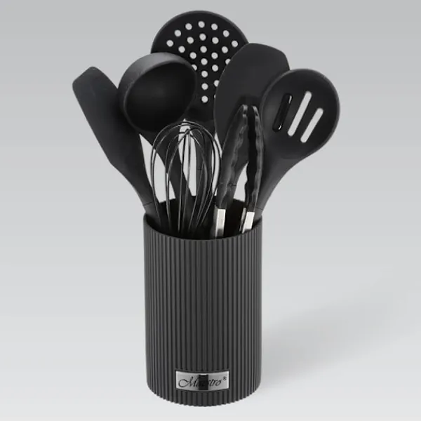 Køkkenredskaber MAESTRO MR-1542-BLACK 8 elementer Sort Hot