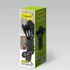 Køkkenredskaber MAESTRO MR-1542-BLACK 8 elementer Sort Hot