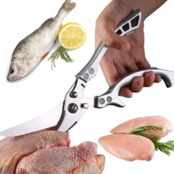 Køkkensakse>Køkkensaks Køkkensaks Stål Til Skæring af Kød Fjerkræ Kyllingefisk
