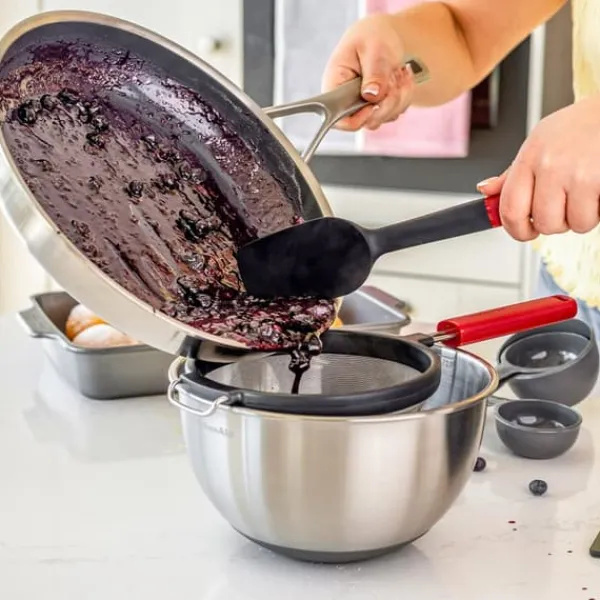 Køkkensi med håndtag 17 cm Empire rød / KitchenAid Hot