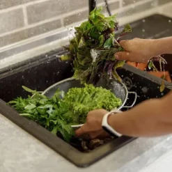 Køkkensi Stålsi til sining af grøntsager og frugter 20 cm Clearance