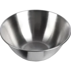 Køkkenskål, metal, stål, skridsikker, sølv, 19cm, 1,2L, VILDE 259641 Clearance