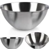 Piskeskåle & Køkkenskåle>Køkkenskål, metal, stål, sølv, 21,5cm, 1,9L, VILDE 259639
