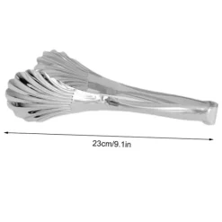 Køkkentang i rustfrit stål, multifunktionel varmebestandig skalform, til grillmad, portioner 201 (23 cm/9,1 tommer) Discount
