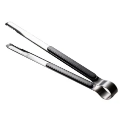 Køkkentang Rustfrit Stål BBQ Steak Clip 25,5 cm Sort Outlet