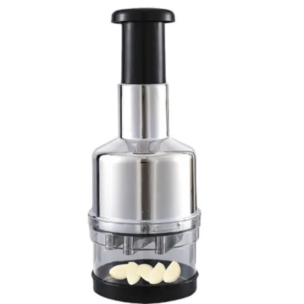 Kökskross Handpress Vitlökshackare Mincer Blad av rostfritt stål Manuell vitlökskross för paprika Lök Köksprylar New