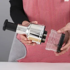 Kökskross Handpress Vitlökshackare Mincer Blad av rostfritt stål Manuell vitlökskross för paprika Lök Köksprylar New