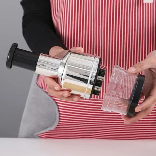 Kökskross Handpress Vitlökshackare Mincer Blad av rostfritt stål Manuell vitlökskross för paprika Lök Köksprylar New