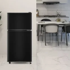 Køle-/fryseskab Kombi, 86,8 cm, 60L køleskab, 22L fryser, 102 kWh/år, Sort, Energiklasse E Best