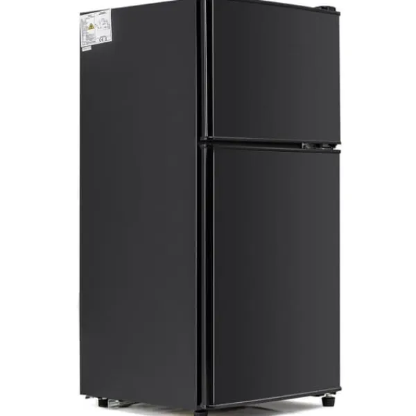Kombineret Køle- & Fryseskab>Køle-/fryseskab Kombi, 86,8 cm, 60L køleskab, 22L fryser, 102 kWh/år, Sort, Energiklasse E