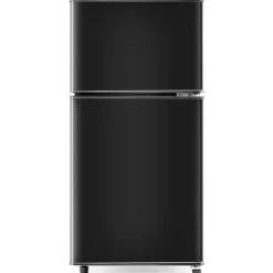 Køle-/fryseskab Kombi, 86,8 cm, 60L køleskab, 22L fryser, 102 kWh/år, Sort, Energiklasse E Hot
