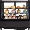Køleskabe>Kølemontre Bageri Display Køleskab, 100L/3,5 cu.ft, 2-niveau, energieffektiv, glashylder, optimal opbevaring.