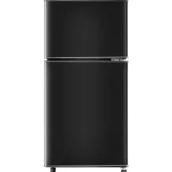 Køler-Fryser Kombination, 60 Liter Kapacitet, Dobbelt Temperaturzoner,EU, Sort