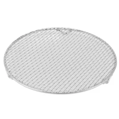 Kølerist til bagning Rustfrit ståltrådsbagerist Høj temperaturbestandig Ovnsikker til madlavning Stegning Grillning Stor Rund 18CM Clearance