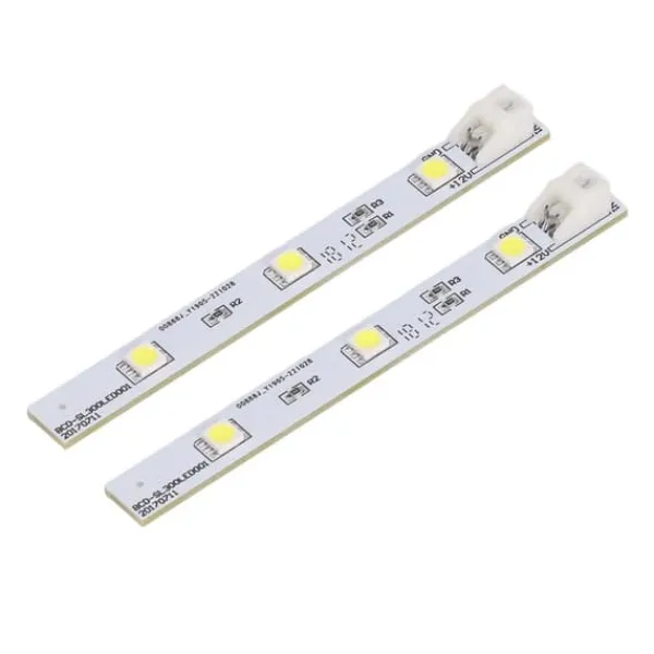 Køleskab LED Lys Strip til Electrolux BCD SL300LED001 - 2 Stk White Eyes Friendly DC12V New