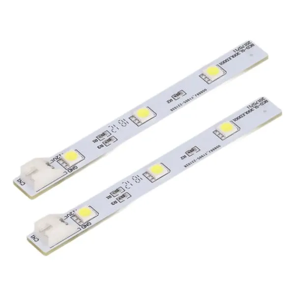 Køleskab LED Lys Strip til Electrolux BCD SL300LED001 - 2 Stk White Eyes Friendly DC12V New
