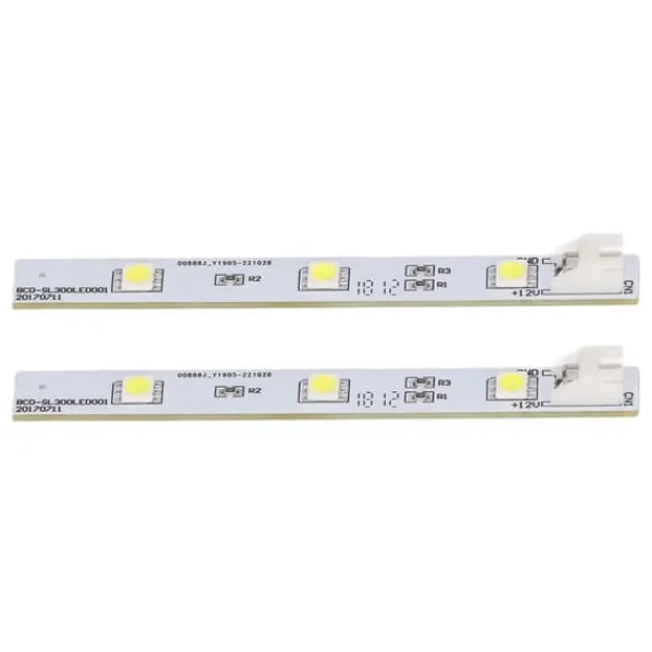 Køleskab LED Lys Strip til Electrolux BCD SL300LED001 - 2 Stk White Eyes Friendly DC12V New
