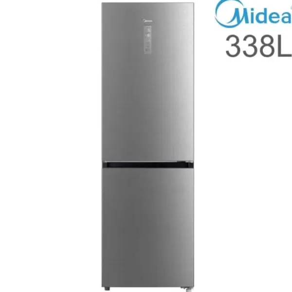 Kombineret Køle- & Fryseskab>Køleskab med fryser Midea 338L Steel MERB345MGC02