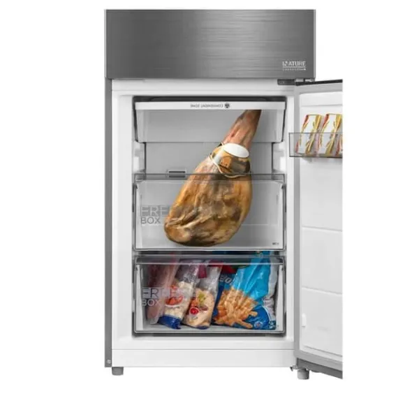 Kombineret Køle- & Fryseskab>Køleskab med fryser Midea 338L Steel MERB345MGC02