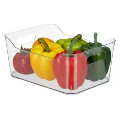 Beholdere Til Madopbevaring>Køleskabsorganisator, 10,5x25x18 cm, Transparent