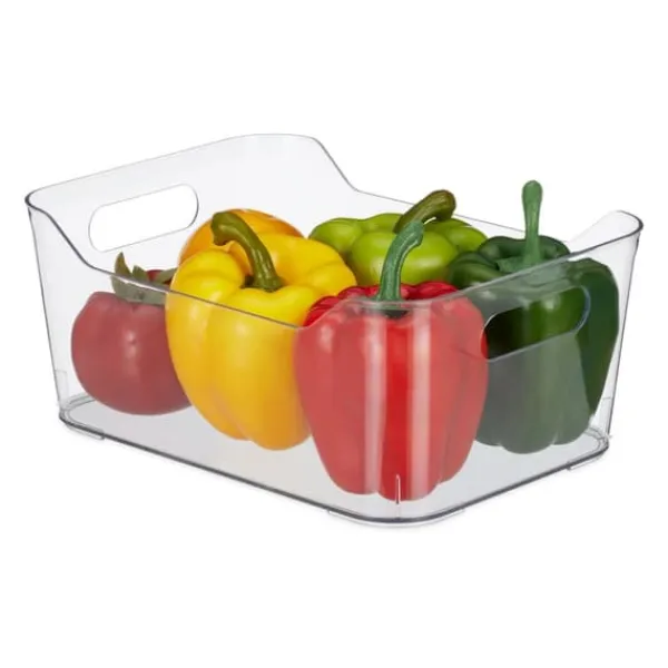 Beholdere Til Madopbevaring>Køleskabsorganisator, 10,5x25x18 cm, Transparent