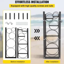 Kølesystemstativ til cylinder: 2-30 lb og plads til 3 små flasker. Perfekt til effektiv opbevaring! Discount