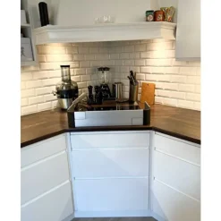 HomeSafety Komfurer>Komfurvæg i aluminium Stove Guard Safe and Care 57-93 cm