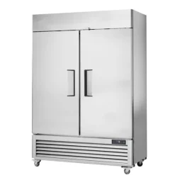Kommerciel fryser 38,83 Cu.ft, 2-dørs opretstående fryser, automatisk afrimning, rustfrit stål, Reach-in fryser, 6