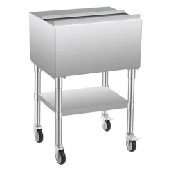 Kommerciel Isbeholder 61,6 L, Iskiste på hjul, Med Bundopbevaringsbakke Outlet