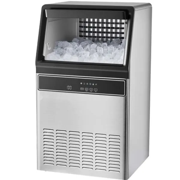 Kommerciel Ismaskine, Fritstående Skabsmaskine, 110lbs/24T, 50 isterninger pr. cyklus Online