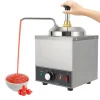 Kommerciel saucedispenser - Elektrisk enkelpumpe - Opvarmet - 2 L kapacitet - 650 W - 220 V/50 Hz - 201 rustfrit stål - Sølv Discount