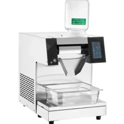 Kommerciel snefnug-ismaskine 573 lbs/24h, rustfrit stål, effektiv isproduktion, ideel til caféer og restauranter. Best