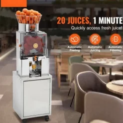 Kommerciel 120W appelsinsaftpresser - automatisk juicepresser til effektiv saftudvinding. Clearance