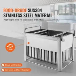 Kommercielle ispindeforme 40 stk, rund hoved dobbelt slids, rustfrit stål ispinde, ismagerformholder, holdbare ismagerforme Clearance