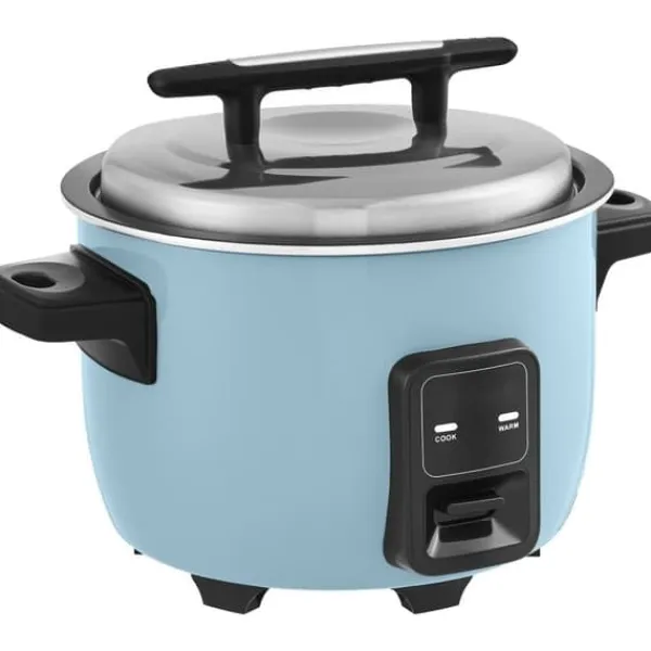 Madlavningsmaskiner>Kommersiel riskoger 60-kopper, non-stick gryde 13L, 24 timers hold varm, restaurant udstyr