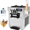 Ismaskine>Kommmerciel Soft Serve Ismaskine 18-28 L/H med 3 smagsmuligheder. Perfekt til cafeer og isbarer.