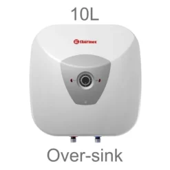 Vandvarmere>Kompakt elektrisk vandvarmer HIT PRO 10L Thermex – Installation over vasken (vandtilslutninger nederst)