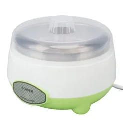 Kompakt Yoghurt Maker Machine Rustfrit Stål Beholder Yoghurt Maker til hjemmelavet DIY Yoghurt Grøn 15W EU stik 220V