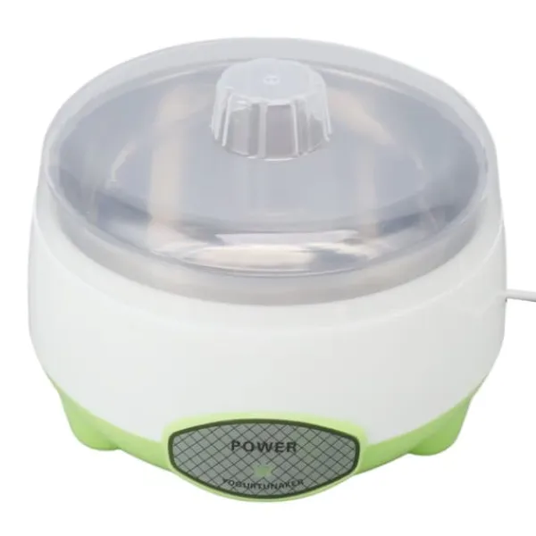 Kompakt Yoghurt Maker Machine Rustfrit Stål Beholder Yoghurt Maker til hjemmelavet DIY Yoghurt Grøn 15W EU stik 220V