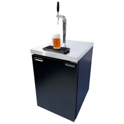 Komplet sæt - ølkøleskab op til 50L tønder (ølstang) - inkl. Elegant søjle og kompensator hane, KEG:Type A Best