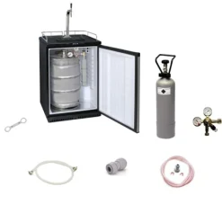 Komplet sæt - ølkøleskab op til 50L tønder (ølstang) - inkl. Elegant søjle og kompensator hane, KEG:Type A Best