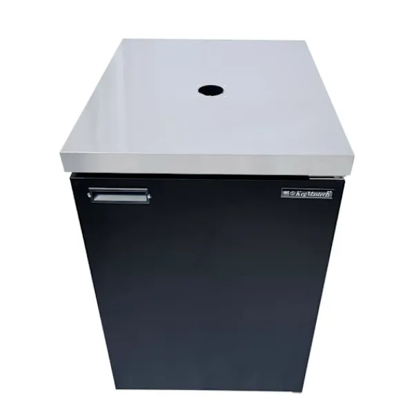 Komplet sæt - ølkøleskab op til 50L tønder (ølstang) - inkl. Elegant søjle og kompensator hane, KEG:NC adapter Best