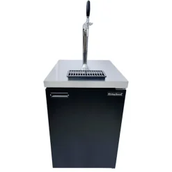 Komplet sæt - ølkøleskab op til 50L tønder (ølstang) - inkl. Elegant søjle og kompensator hane, KEG:NC adapter Best