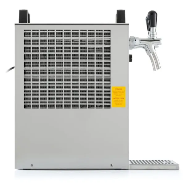 Ølhaner>Komplet sæt fadølsanlæg kontakt 40 / K 2 linjer, 50 liter/h rustfrit stål, med membranpumpe, øl tryk, KEG:Type D, KEG 2:Type A