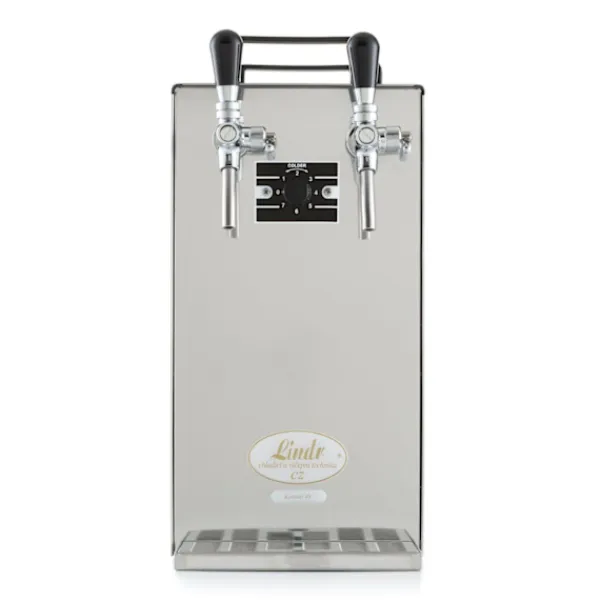 Komplet sæt fadølsanlæg kontakt 40 / K 2 linjer, 50 liter/h rustfrit stål, med membranpumpe, øl tryk, KEG:5 liters adapter, KEG 2:5 liters adapter Sale