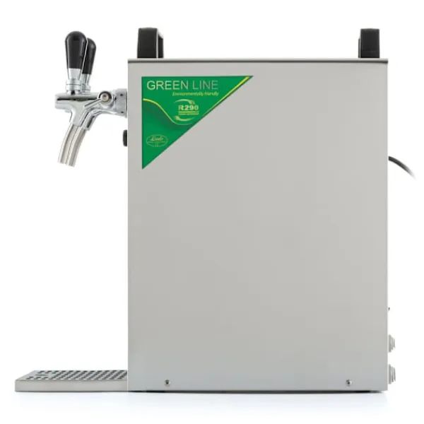 Komplet sæt fadølsanlæg kontakt 40 / K 2 linjer, 50 liter/h rustfrit stål, med membranpumpe, øl tryk, KEG:5 liters adapter, KEG 2:5 liters adapter Sale