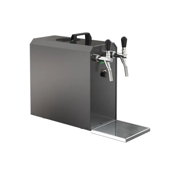 Komplet sæt fadølsanlæg stream 50 / К 2 linjer, 50 liter/h rustfrit stål, med membranpumpe, øl tryk, KEG 2:5 liters adapter, KEG:KeyKeg Clearance