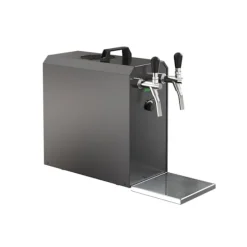 Komplet sæt fadølsanlæg stream 50 / К 2 linjer, 50 liter/h rustfrit stål, med membranpumpe, øl tryk, KEG:Typ G, KEG 2:KeyKeg